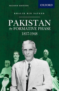 Paperback Pakistan: The Formative Phase, 1857-1948 Book
