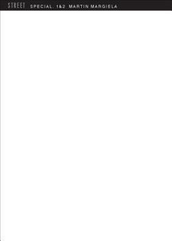 Paperback Martin Margiela: Street Special 1 & 2 [Japanese] Book