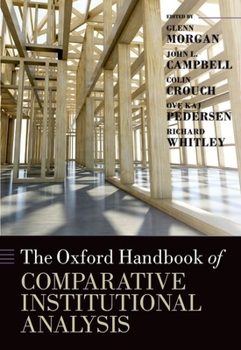 Paperback The Oxford Handbook of Comparative Institutional Analysis Book