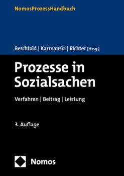 Hardcover Prozesse in Sozialsachen: Verfahren U Beitrag U Leistung [German] Book