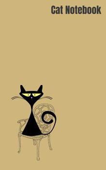 Paperback Cat Notebook: 110 Pages 5' x 8' Book
