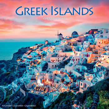 Calendar 2023 Greek Islands Wall Calendar Book