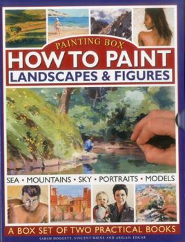 Hardcover How to Paint: Landscapes & Figures: A Painting Box Set of Two Hardback Books Book