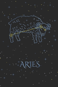 Paperback Daily Planner - Zodiac Sign Aries: Horoscope Appointment Book, Astrology weekly calendar, undated, 120 Pages, 6" x 9" Organizer Book