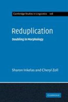Paperback Reduplication: Doubling in Morphology Book