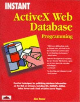 Paperback Instant ActiveX Web Database Programming Book