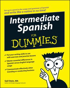 Paperback Intermediate Spanish for Dummies Book