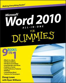 Paperback Word 2010 All-In-One for Dummies Book