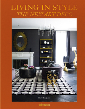 Hardcover Living in Style the New Art Deco Book