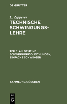 Hardcover Allgemeine Schwingungsgleichungen, Einfache Schwinger [German] Book