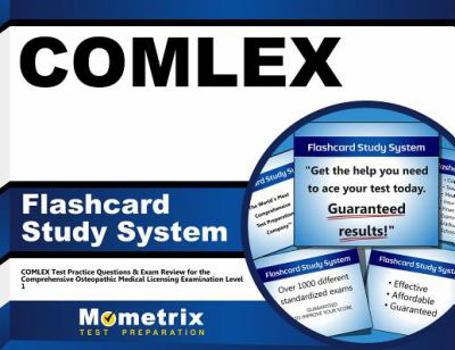 Cards Comlex Flashcard Study System: Comlex Test Practice Questions & Exam Review for the Comprehensive Osteopathic Medical Licensing Examination Level 1 Book