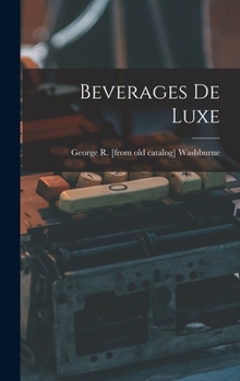 Hardcover Beverages de Luxe Book