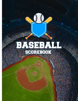 Baseball Scorebook: 100 Scoring Sheets for Baseball and Softball Games, Baseball Scorebook and Softball Games gift, Baseball scorekeeping book, Glover's Scorebooks, Large (8.5X 11)