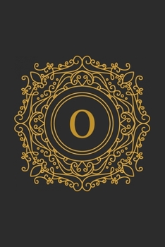 O: monogram initial Letter O - Personalized Initial Monogram Letter O  College Ruled Notebook - 6 x 9 inch Pocket Size: Cute Alphabet Vintage ...
