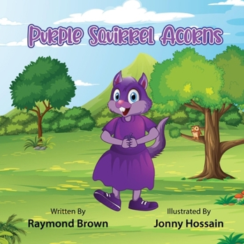 Paperback Purple Squirrel Acorns Book