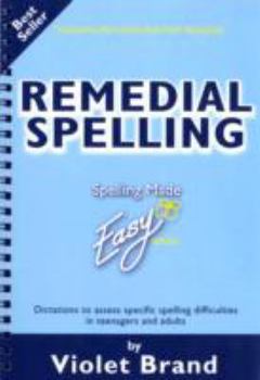 Spiral-bound Remedial Spelling Book