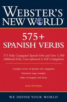 Paperback Webster's New World 575 + Spanish Verbs (English and Spanish Edition) Book