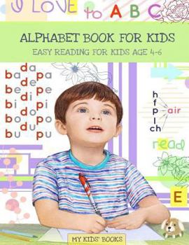 Paperback Alphabet book: Easy reading for kids Aged 4 - 6 Book