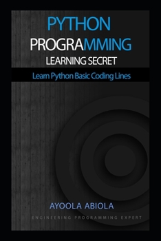 Paperback Python Programming Learning Secret: Learn Python Basic Coding Lines Book