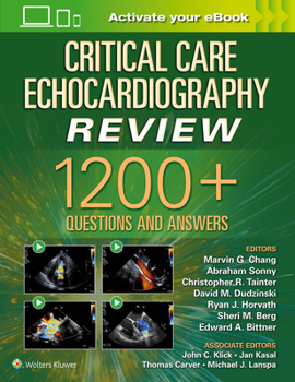 Paperback Critical Care Echocardiography Review: 1200+ Questions and Answers: Print + eBook with Multimedia Book