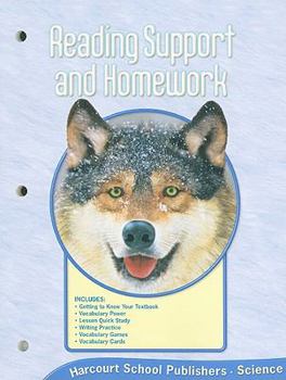 Paperback Harcourt Science: Reading Support and Homework Grade 4 Book