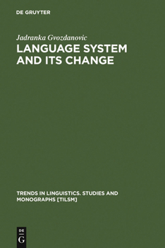 Hardcover Language System and Its Change: On Theory and Testability Book