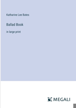 Ballad Book: in large print