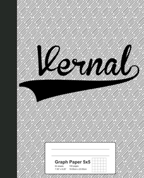 Paperback Graph Paper 5x5: VERNAL Notebook Book