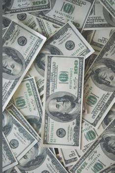 Paperback 100 Dollar Bills Money Notebook: Lined Journal Book