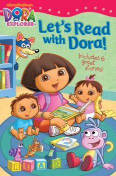 Paperback Let's Read with Dora!: Includes 6 Great Stories!. Book