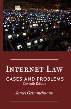Paperback Internet Law: Cases & Problems Book