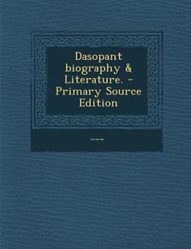 Paperback Dasopant Biography & Literature. - Primary Source Edition [Marathi] Book