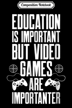 Paperback Composition Notebook: Gaming Gamer Funny Video Game s Journal/Notebook Blank Lined Ruled 6x9 100 Pages Book