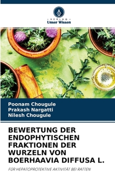 Paperback Bewertung Der Endophytischen Fraktionen Der Wurzeln Von Boerhaavia Diffusa L. [German] Book