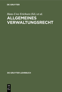 Hardcover Allgemeines Verwaltungsrecht [German] Book