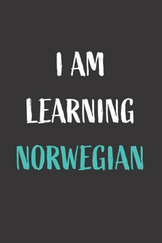 I am learning Norwegian: Blank Lined Notebook For Finnish Language Students
