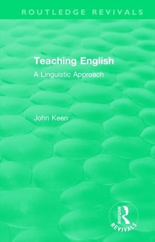 Paperback Teaching English: A Linguistic Approach Book