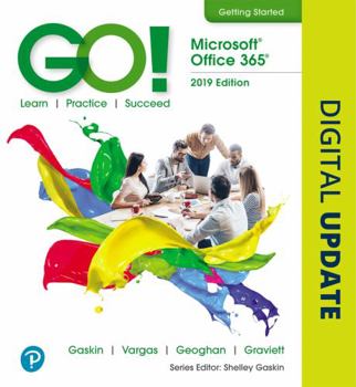 Spiral-bound Go! with Microsoft Office 2019 Getting Started Book