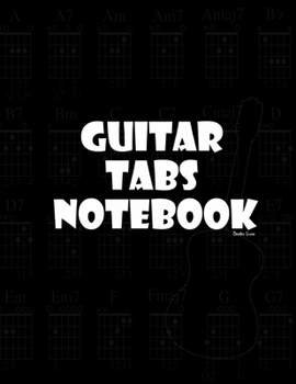 Guitar Tabs Notebook