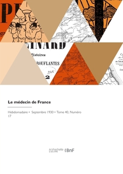 Paperback Le médecin de France [French] Book