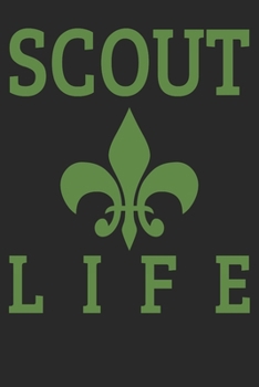 Paperback Notebook: Scout Dot Grid 6x9 120 Pages Book