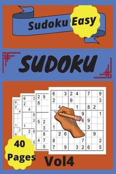 Paperback Sudoku Easy: Vol 4 Book