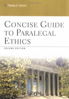 Paperback Concise Guide to Paralegal Ethics Book