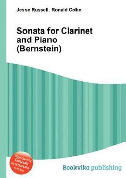 Paperback Sonata for Clarinet and Piano (Bernstein) Book