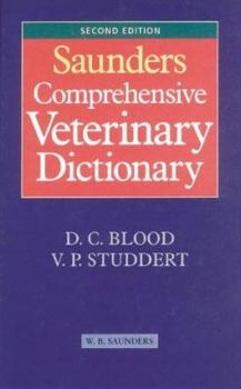 Hardcover Saunders Comprehensive Veterinary Dictionary Book