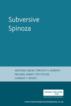 Paperback Subversive Spinoza: Antonio Negri Book