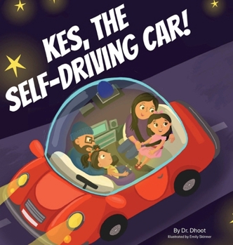 Hardcover Kes, the Self-Driving Car! (Tinker Tales) [Large Print] Book