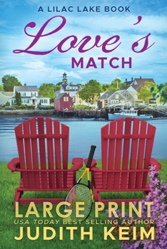 Paperback Love's Match: A Lilac Lake Book [Large Print] Book
