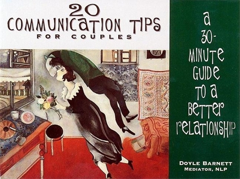 Paperback 20 Communication Tips for Couples: A 30-Minute Guide to a Better Relationship Book