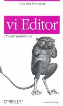 Paperback VI Editor Pocket Reference Book